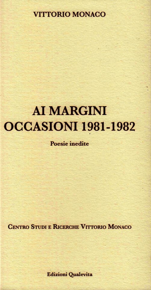 Ai margini Copertina