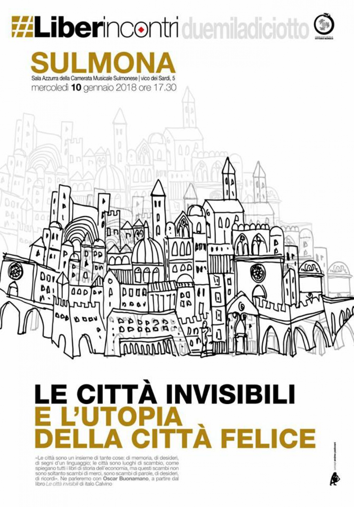 #Liberincontri. Oscar Buonamano