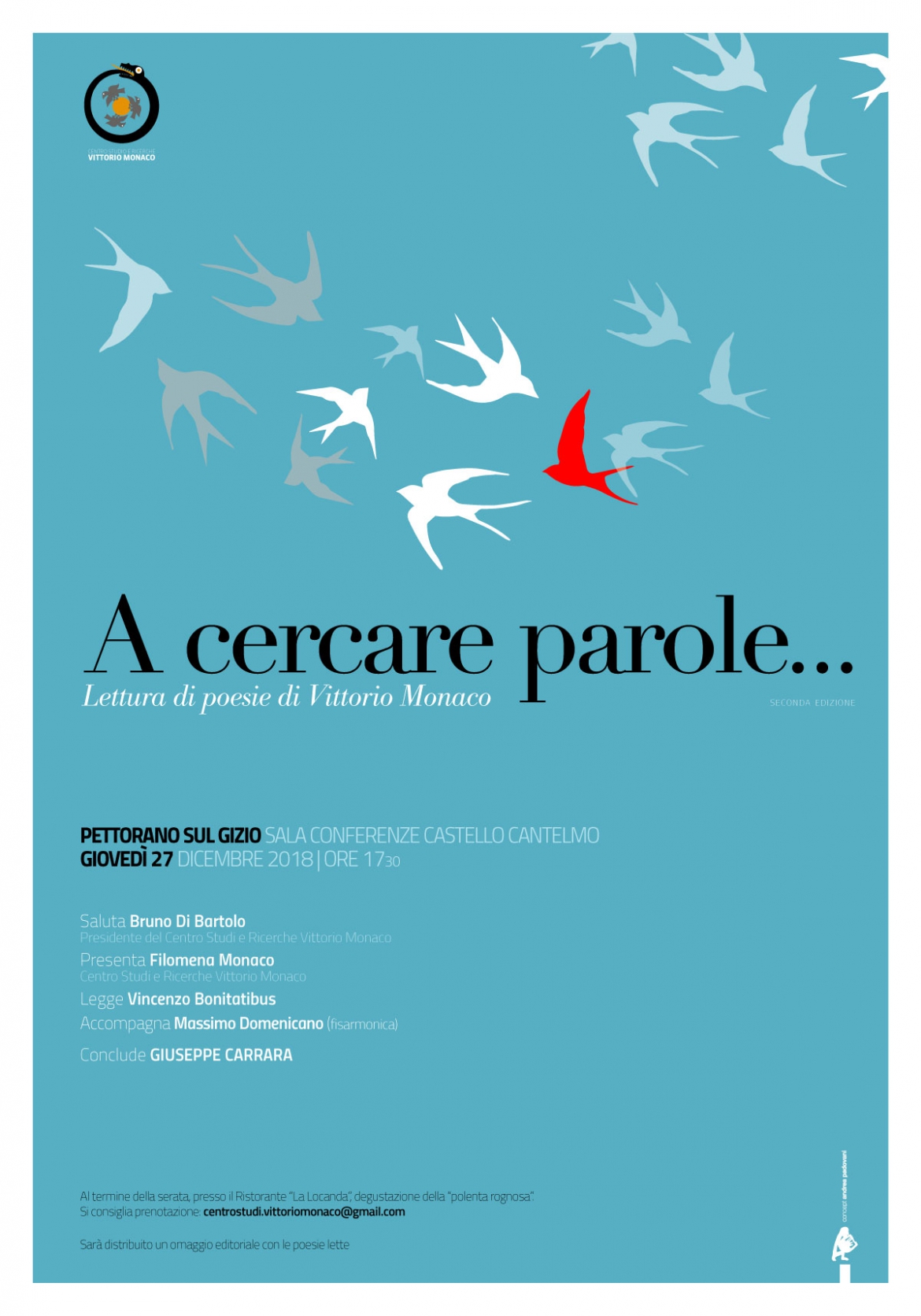 A cercar parole...Lettura di poesie di Vittorio Monaco