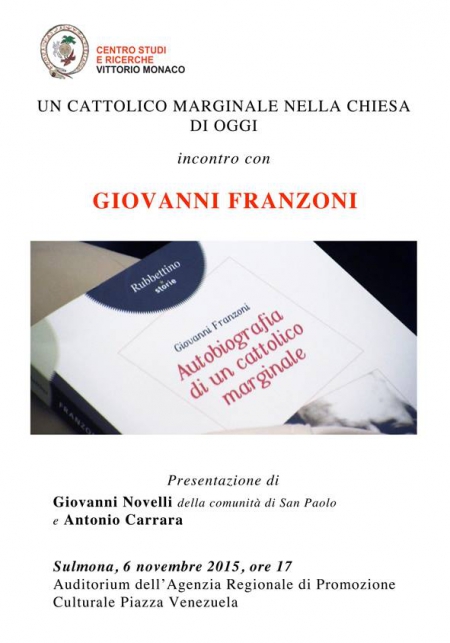 6-11-2015 - Un cattolico marginale nella Chiesa di oggi