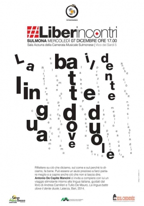 #Liberincontri. Antonio De Capite Mancini