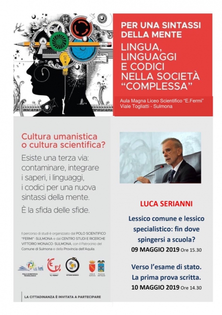 Due giornate di formazione con Luca Serianni