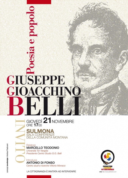 21-11-2013 - Conferenza di Marcello Teodonio sulla poesia di Giuseppe Gioacchino Belli