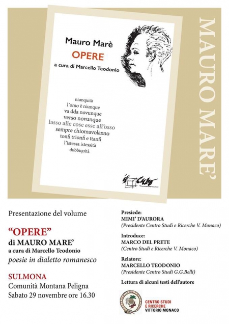 29-11-2014 - Opere di Mauro Marè