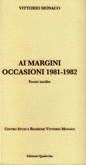 Ai margini Poesie inedite.