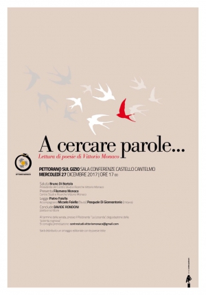 A cercare parole. Lettura di poesie di Vittorio Monaco. Aggiornamento.