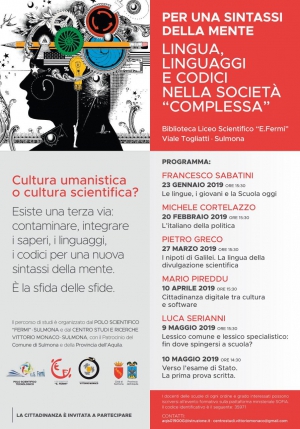 Per una sintassi della mente. Lingua, linguaggi e codici nella societ&agrave; &ldquo;complessa&rdquo;.